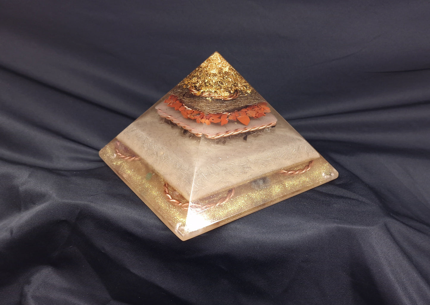 Orgonite Pyramide de Khéops de Cohérence - Hautes fréquences & Harmonisation